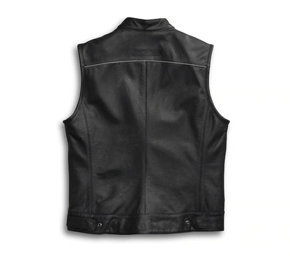 Harley-Davidson® Men's Foster Leather Vest - 98090-15VM