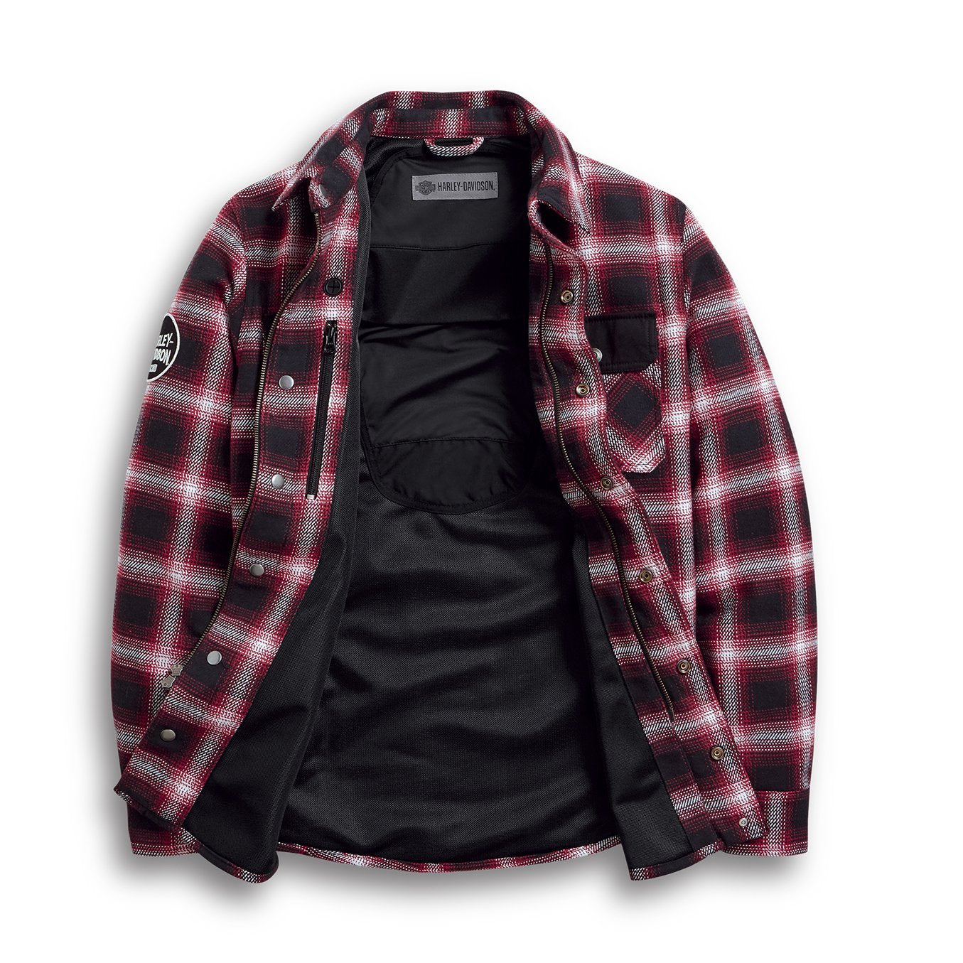 Harley-Davidson  Mens Arterial Abrasion-Resistant Riding Shirt Jacket Shirts
