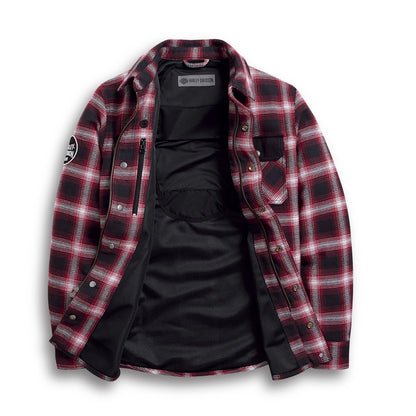 Harley-Davidson  Mens Arterial Abrasion-Resistant Riding Shirt Jacket Shirts