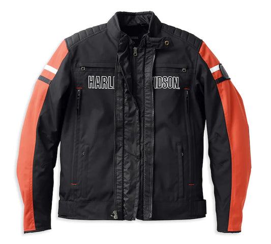 Harley-Davidson® Men's Hazard Waterproof Textile Jacket Colorblock - 98126-22EM
