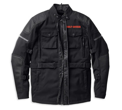 Harley-Davidson® Men's Quest Triple Vent System™ Jacket Black - 98127-22EM