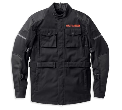 Harley-Davidson® Men's Quest Triple Vent System™ Jacket Black - 98127-22EM