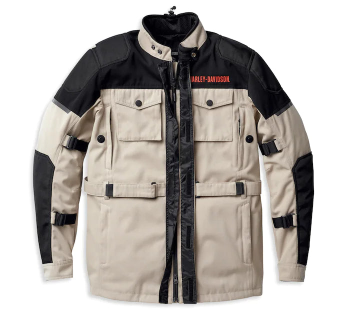 Harley-Davidson® Men's Quest Triple Vent System™ Jacket Chinchilla - 98128-22EM