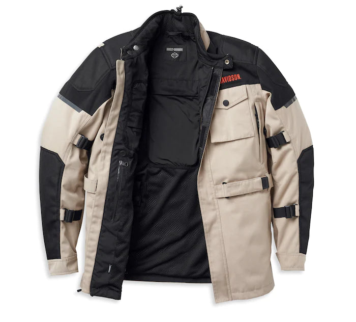 Harley-Davidson® Men's Quest Triple Vent System™ Jacket Chinchilla - 98128-22EM