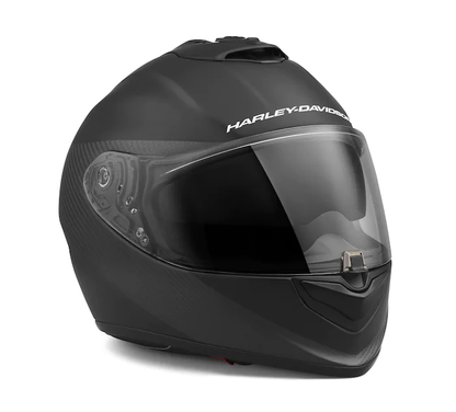 Harley-Davidson® Men's H-D Brawler Carbon Fiber X09 Full Face with Sun Shield Helmet - 98130-21VX