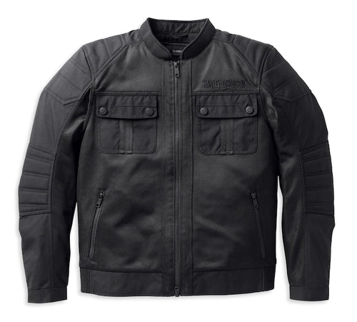 Harley-Davidson® Men's Zephyr Mesh Jacket w/ Zip-out Liner Black - 98130-22EM