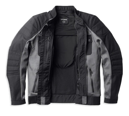 Harley-Davidson® Men's Zephyr Mesh Jacket w/ Zip-out Liner Grey Harley-Davidson® Men's Zephyr Mesh Jacket w/ Zip-out Liner Grey