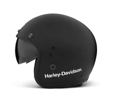 Harley-Davidson® Classic #1 X14 Sun Shield 3/4 Helmet Matte Black - 98157-22EX