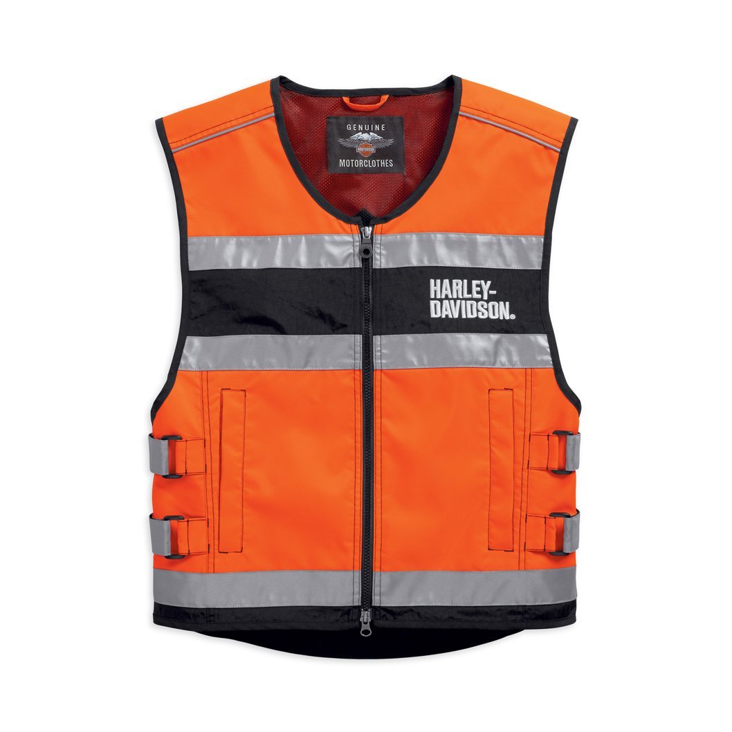 Harley-Davidson  Mens Hi-Visibility Reflective Vest - 98157-18Em Riding Vests