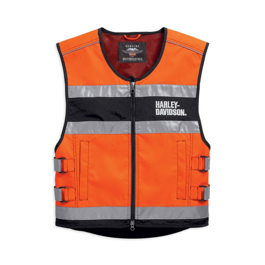 Harley-Davidson  Mens Hi-Visibility Reflective Vest - 98157-18Em Riding Vests