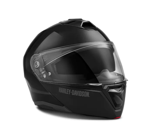 Harley-Davidson® Capstone Sun Shield II H31 Modular Gloss Black Helmet - 98158-21VX