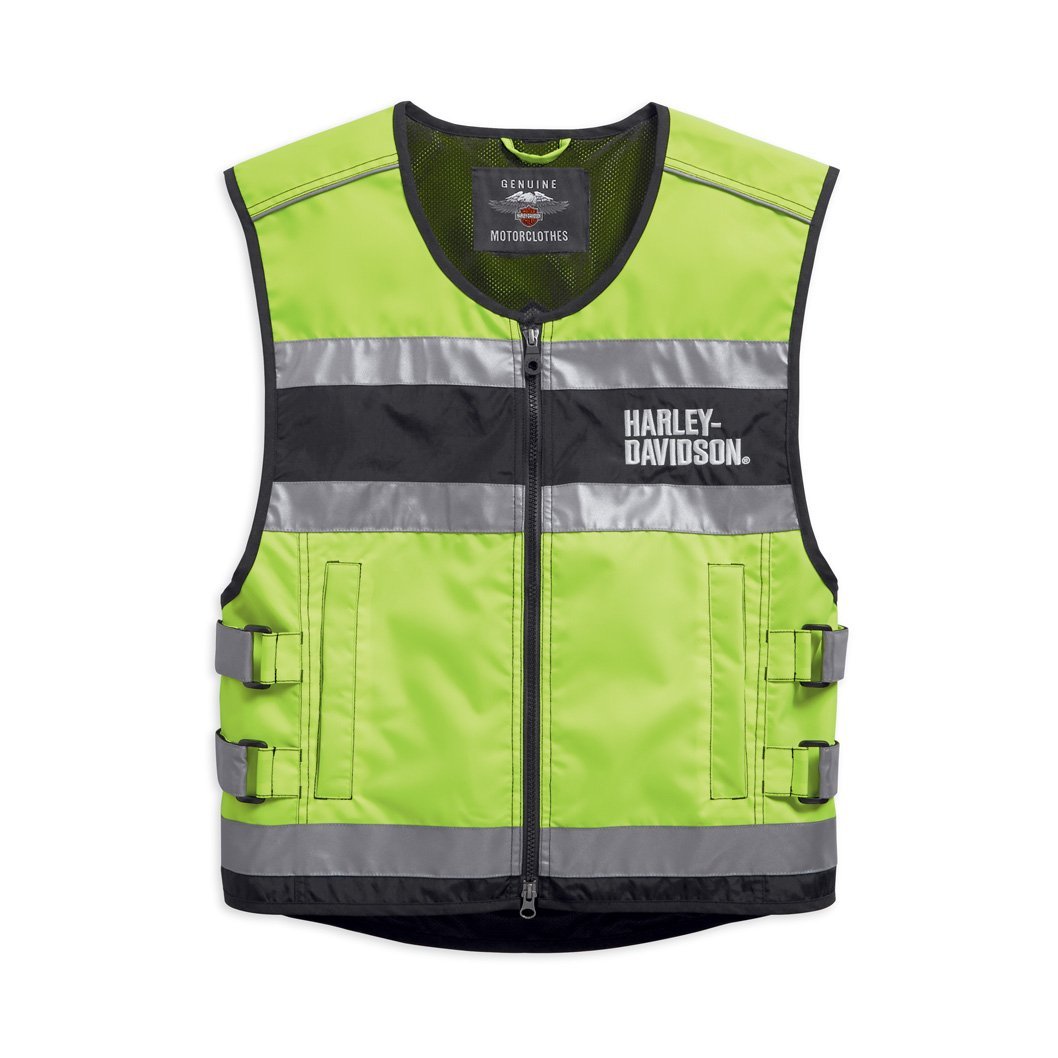 Harley-Davidson  Mens Hi-Visibility Reflective Vest - 98158-18Em Riding Vests