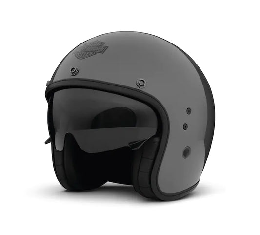 Harley-Davidson® Achromatic Sun Shield X14 3/4 Helmet Gunship Grey - 98162-22EX
