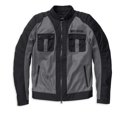 Harley-Davidson® Women's Zephyr Mesh Jacket w/ Zip-out Liner Granite Grey - 98181-22EW