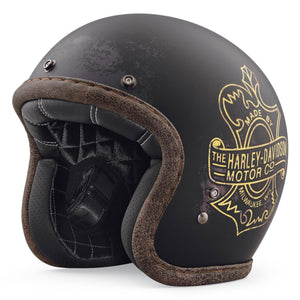 Harley-Davidson  Bootleggers Pass 3/4 Helmet - 98236-19Ex Helmets