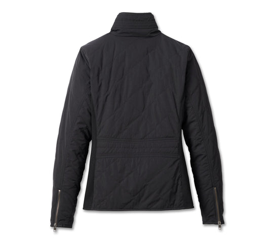 Harley-Davidson® Women's Milwaukee Quilted Jacket Black Beauty - 98401-23VW