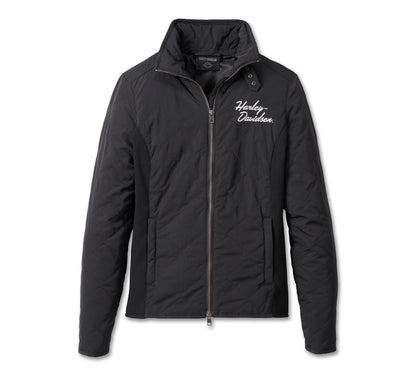 Harley-Davidson® Women's Milwaukee Quilted Jacket Black Beauty - 98401-23VW