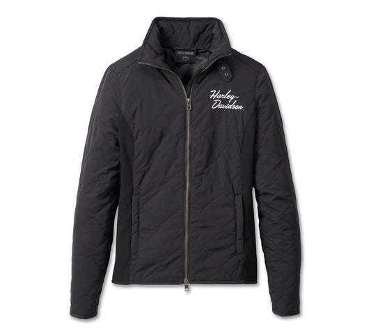 Harley-Davidson® Women's Milwaukee Quilted Jacket Black Beauty - 98401-23VW
