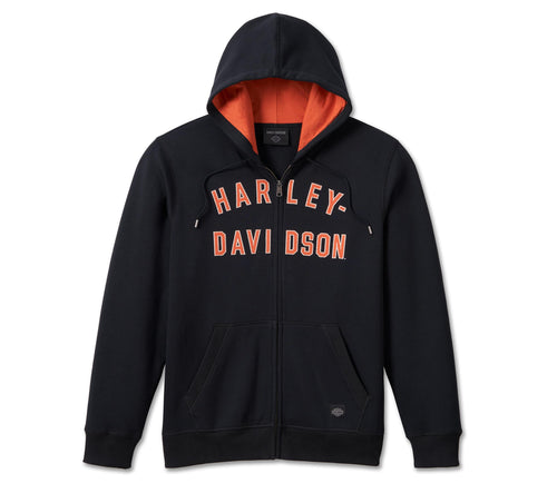 Harley-Davidson® Iron Bond Zip-Up Hoodie Black Beauty - 99000-23VM