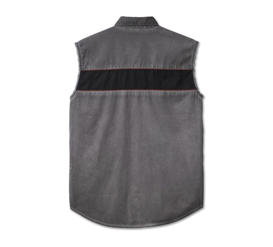 Harley-Davidson® Iron Bond Shirt Colorblock Blackened Pearl - 99005-23VM