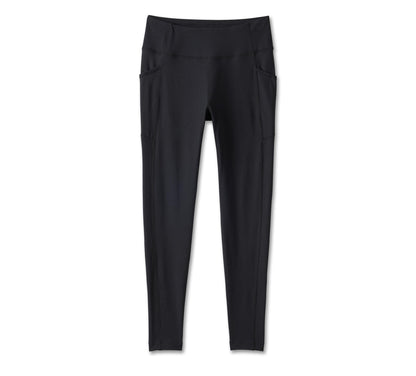 Harley-Davidson® Women's Accelerate Bar & Shield Legging Black Beauty - 99006-23VW
