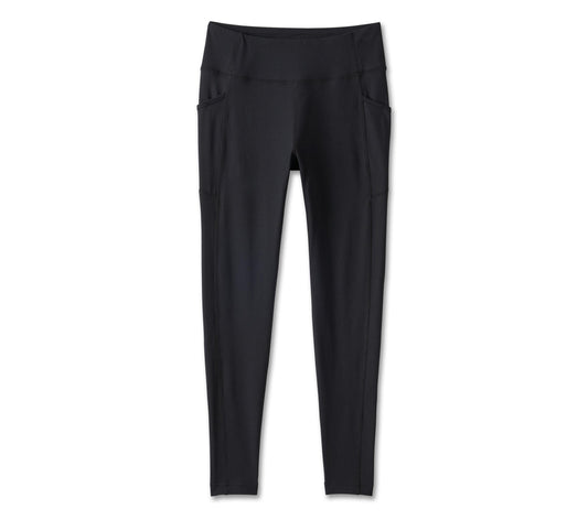 Harley-Davidson® Women's Accelerate Bar & Shield Legging Black Beauty - 99006-23VW
