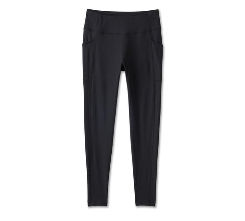 Harley-Davidson® Women's Accelerate Bar & Shield Legging Black Beauty - 99006-23VW