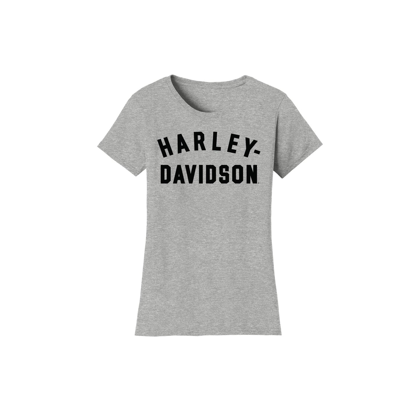 Harley-Davidson® Women’s Forever Racer Font Tee Light Grey Heather - 99021-23Vw