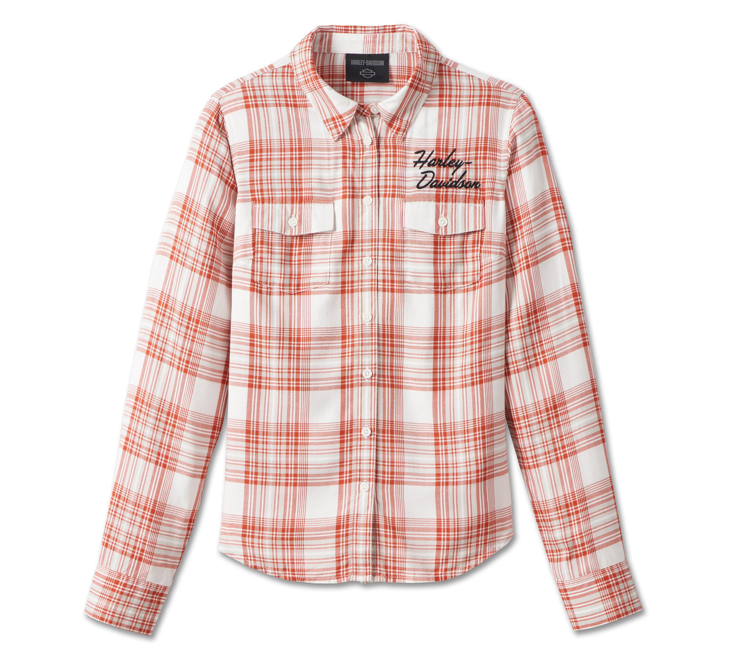 Harley-Davidson® Women's Classic Bar & Shield Plaid Shirt YD Plaid - 99026-23VW
