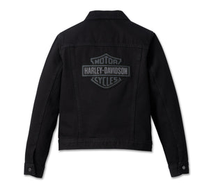 Harley-Davidson® Essential Bar & Shield Denim Jacket Black Denim - 99041-23VW
