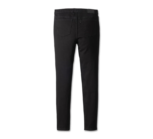 Harley-Davidson® H-D® High-Rise Skinny Pull-On Jeans  Black Denim - 99044-23VW