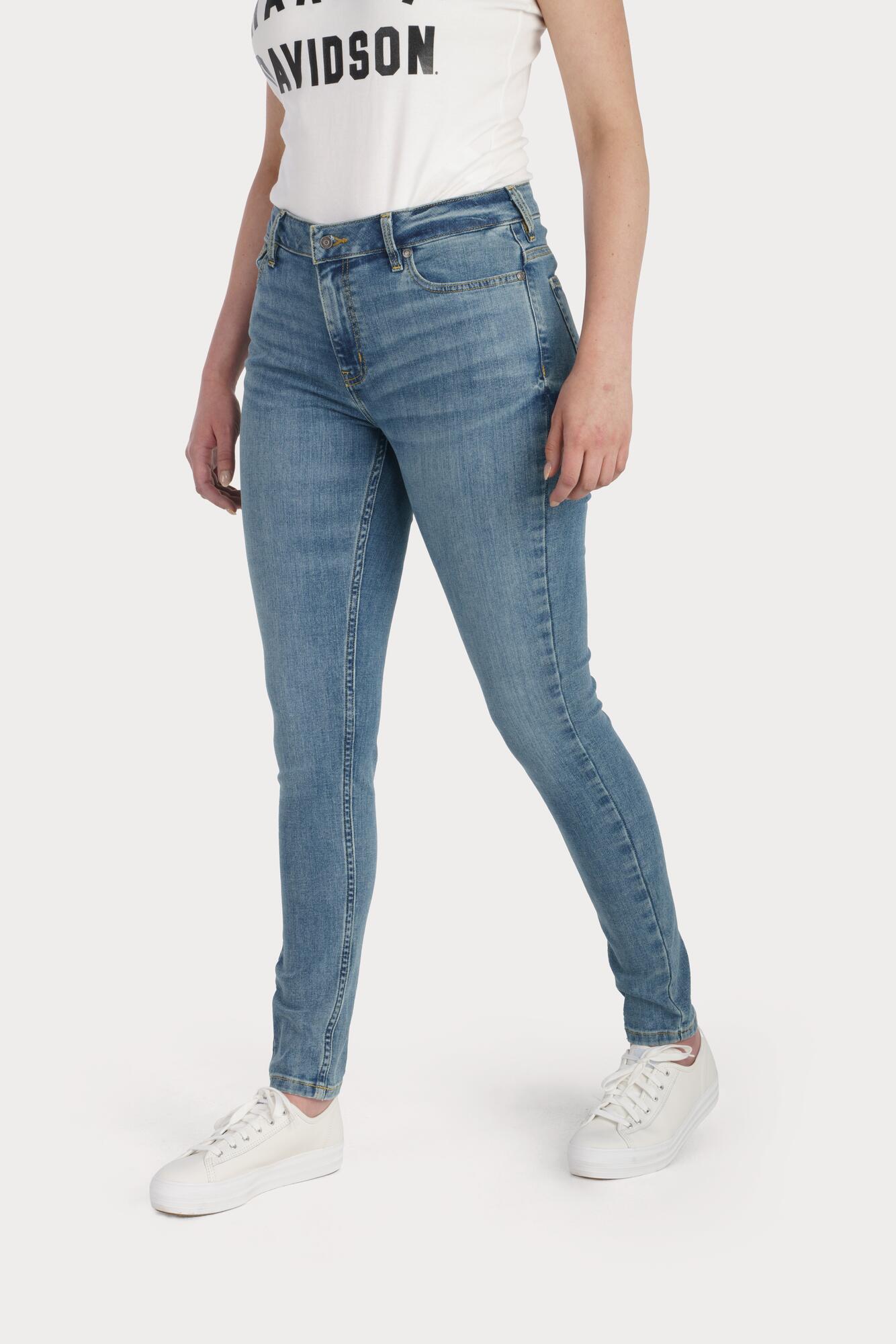 Harley-Davidson® H-D® High-Rise Skinny Jeans Medium Indigo - 99045-23VW