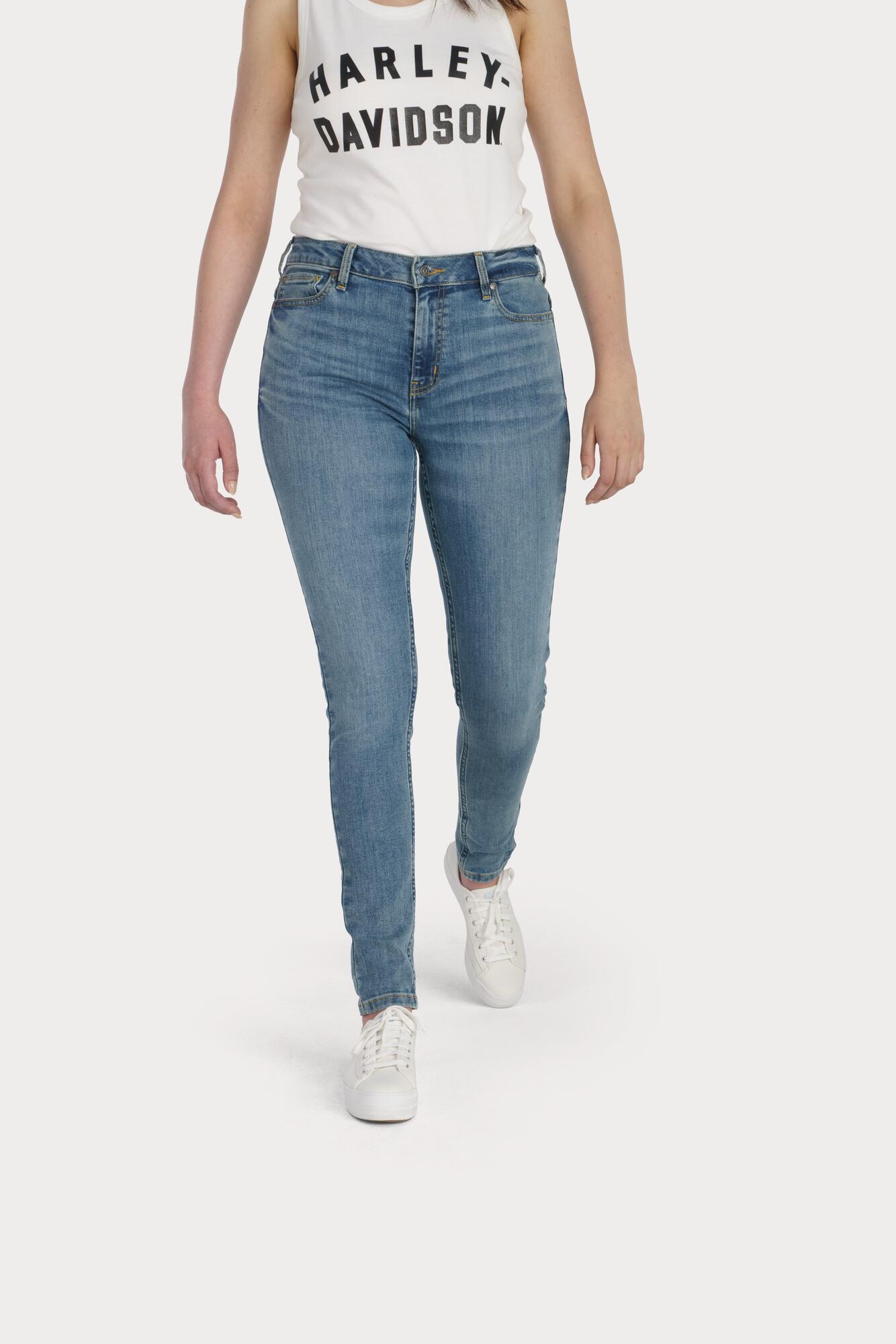 Harley-Davidson® H-D® High-Rise Skinny Jeans Medium Indigo - 99045-23VW