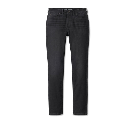Harley-Davidson® H-D® High-Rise Straight Leg Jeans Black Denim - 99046-23VW