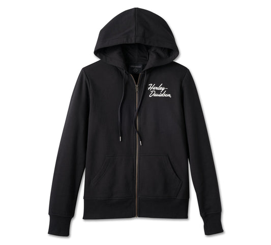 Harley-Davidson® Women's Special Bar & Shield Zip Front Hoodie - 99049-23VW