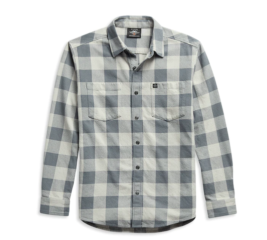 Harley-Davidson® Men’s #1 Logo Plaid Shirt - 99051-21Vm Shirts
