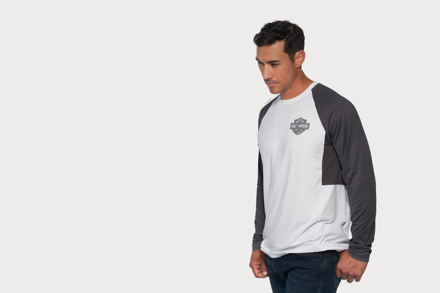 Harley-Davidson® Men's Performance B&S Tee Bright White - 99053-22VM
