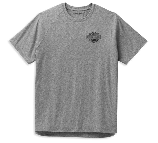 Harley-Davidson® Men’s Performance B&S Ss Tee Medium Heather Grey - 99057-22Vm T-Shirt