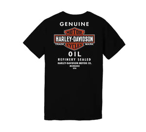 Harley-Davidson® Men's Oil Can Tee Black Beauty - 99073-22VM