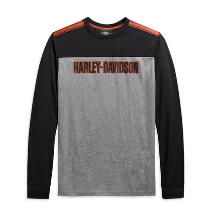Harley-Davidson  Performance Micro Mesh Colorblock Tee
