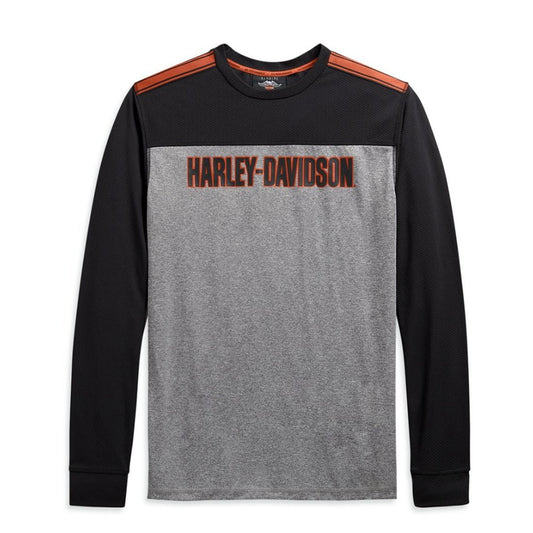 Harley-Davidson  Performance Micro Mesh Colorblock Tee