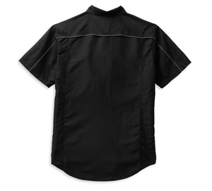 Harley-Davidson® Men's Performance B&S Shirt Black/Grey - 99092-22VM
