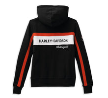 Harley-Davidson® Women's Rally Stripe Zip Front Hoodie - 99094-22VW