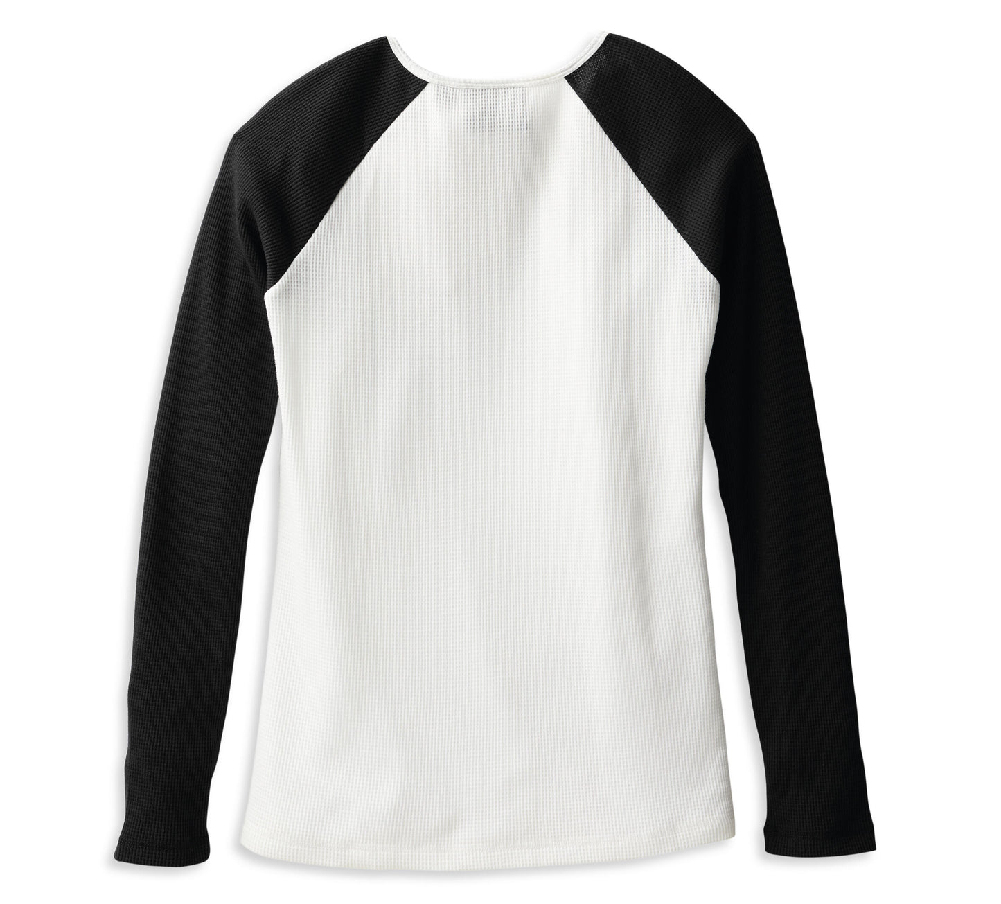 Harley-Davidson® Women's Hallmark Thermal Knit Top Colorblock Cloud Dancer - 99104-22VW