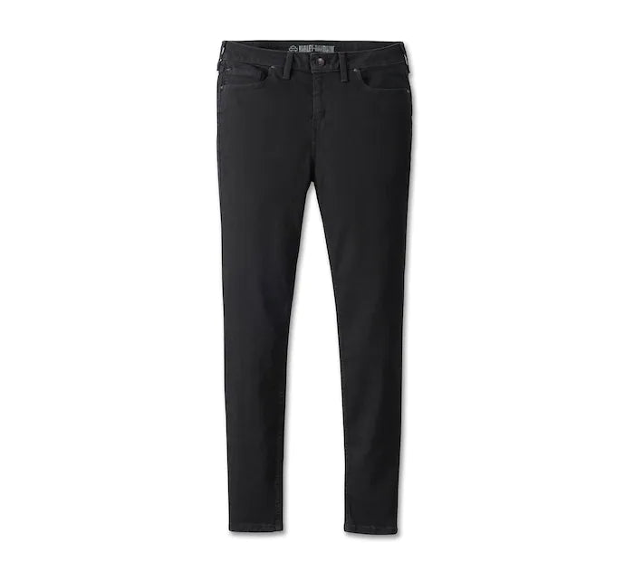 Harley-Davidson® H-D® High-Rise Skinny Jeans Black Denim - 99116