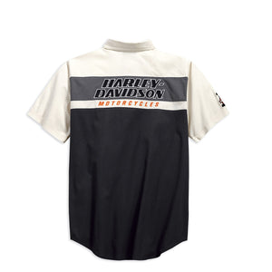 Harley-Davidson  Mens H-D Racing Colorblock Shirt - 99166-19Vm Shirts