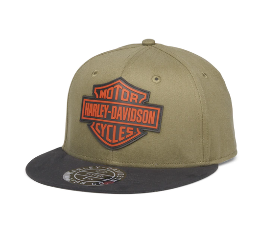 Harley-Davidson® Men's B&S cap Green/Orange - 99402-22VM