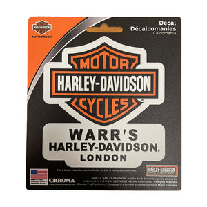 Warr's H-D® Bar & Shield London Decal