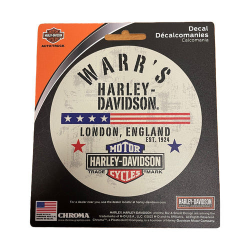 Warr's H-D®Patriotic London Decal