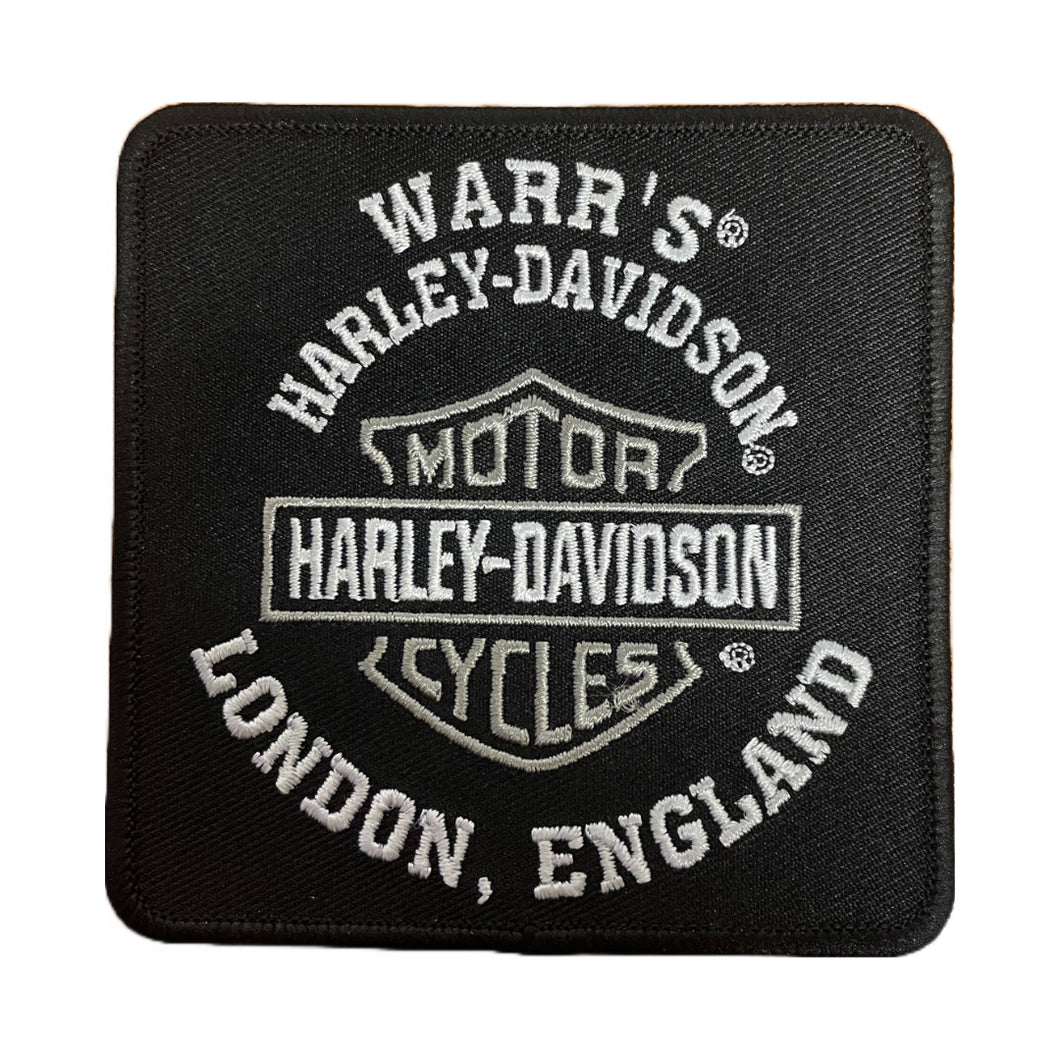 Warr's Bar & Shield London Patch - Black